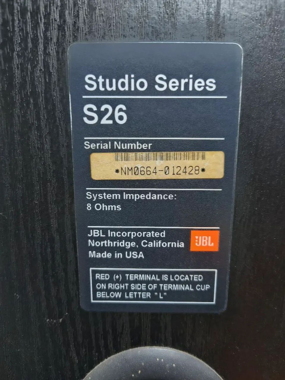 Caixa Studio JBL  S 26   / Em ótimo estado de conservação - Foto 3