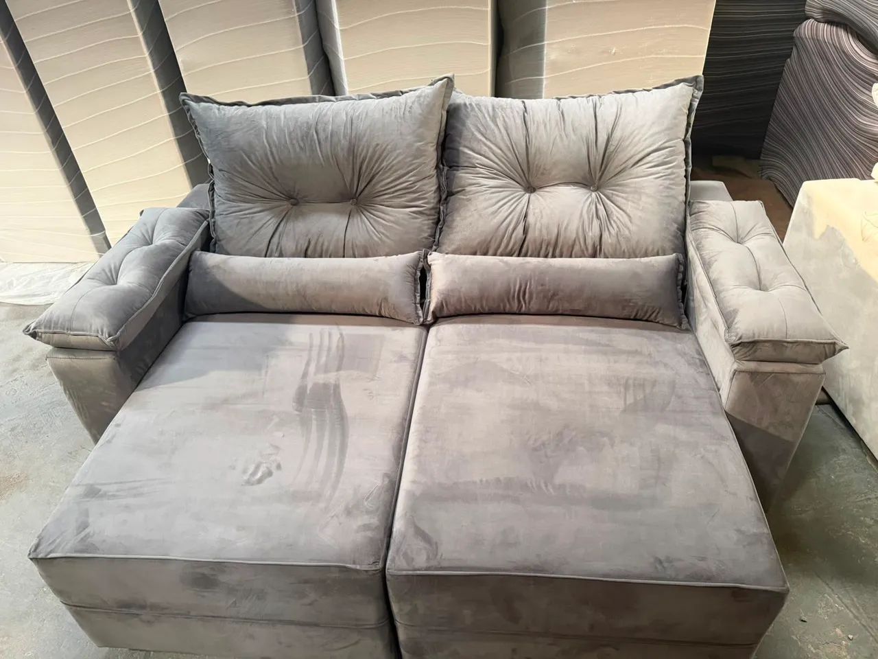 Sofa retrátil reclinavel 1400 entrega grátis 