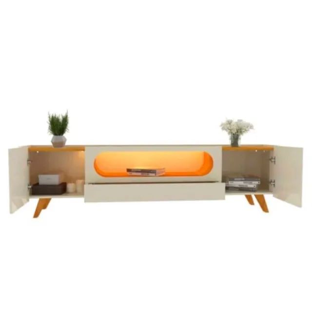 Painel Monte Carlo 2,18 m com Rack Curvo - Foto 2