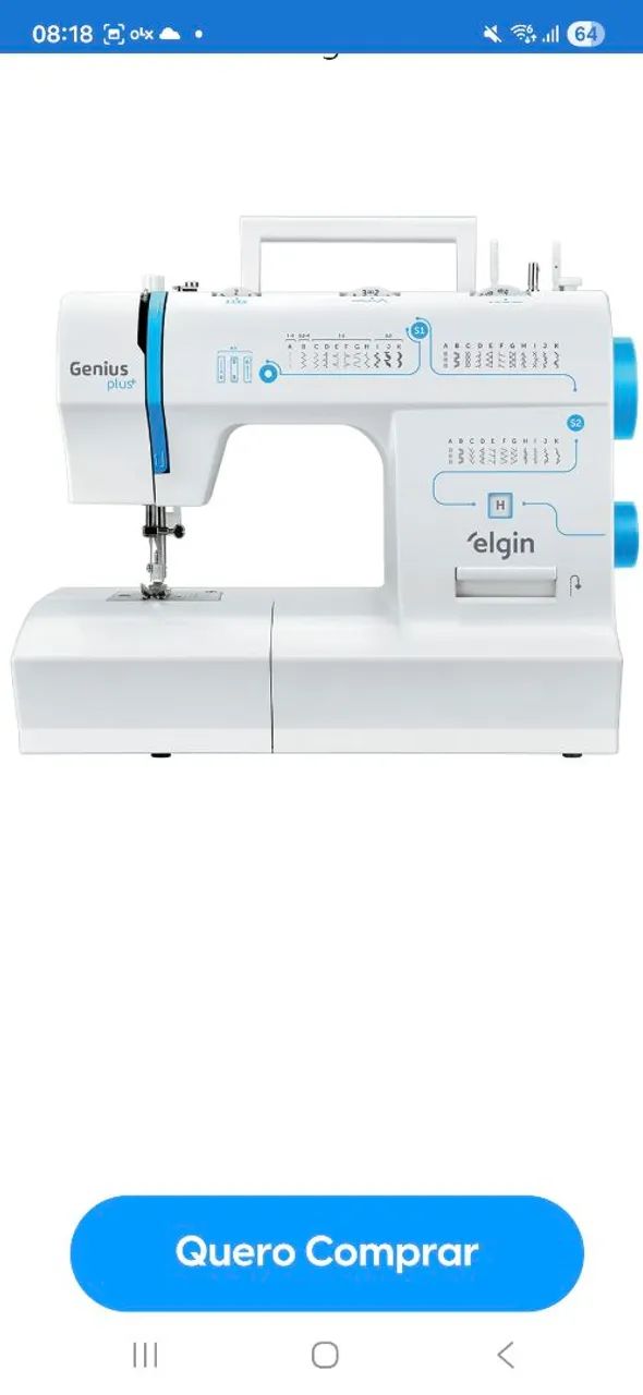 Maquina costura Elgin Genius plus - Foto 4