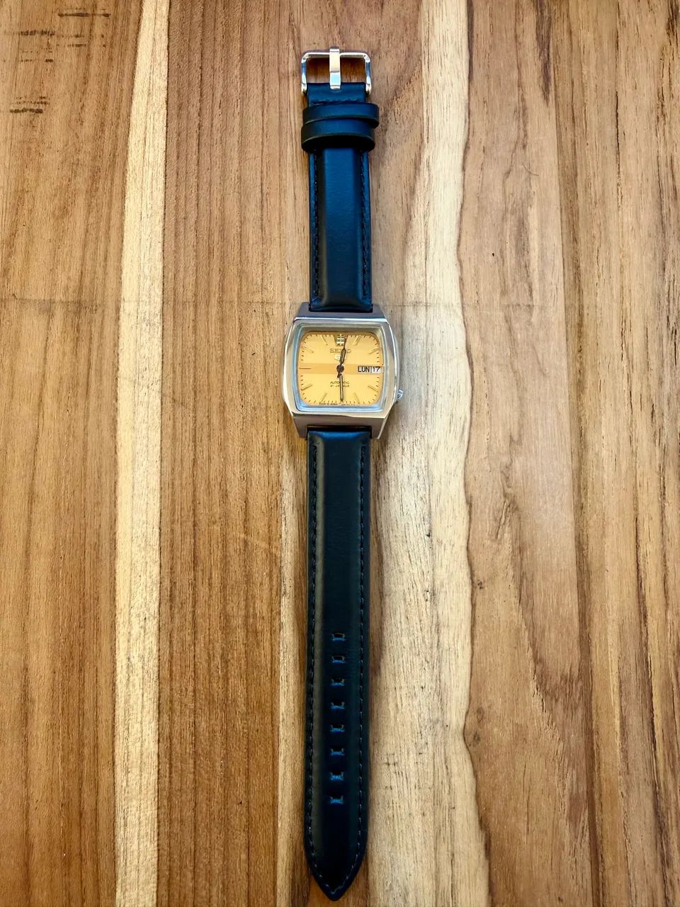 Relógio Seiko 5 TV Screen Gold Dual * - 2002 - Foto 5