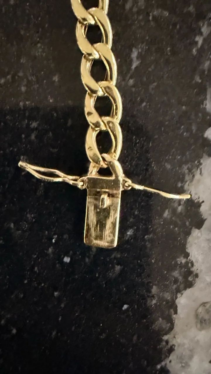 Pulseira de ouro 10 gramas (63)9  *