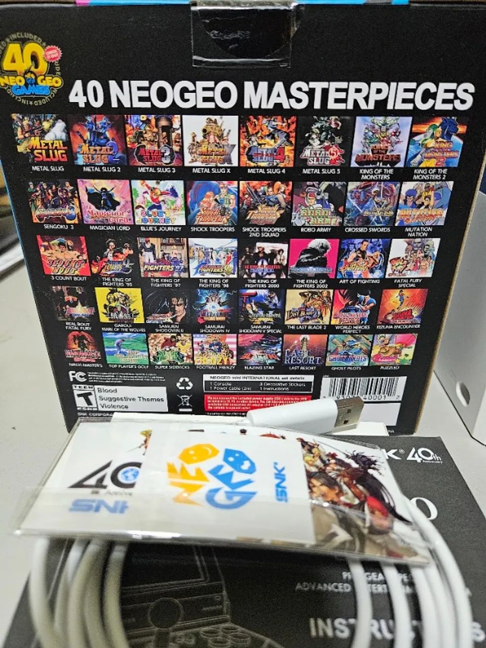 Neo Geo Mini Internacional - Edição 40th Aniversário - Foto 3