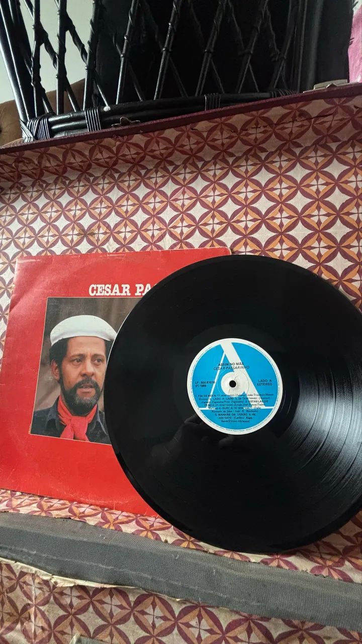 LP César Passarinho - Assim no Más 1989 | Vinil Gaúcho ACIT - Foto 2