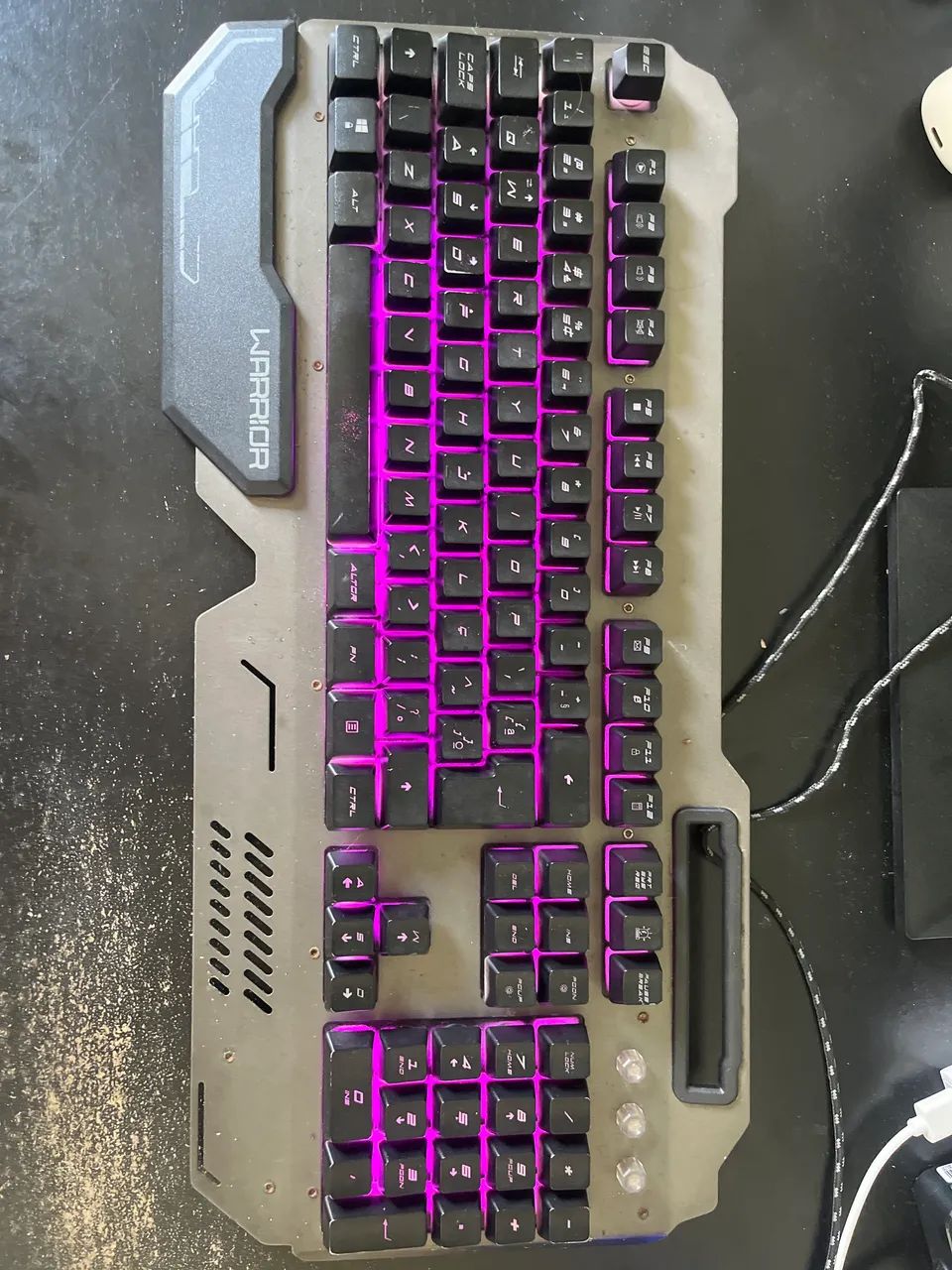 Teclado e Mouse Warrior Ragnar Keon  - Foto 2