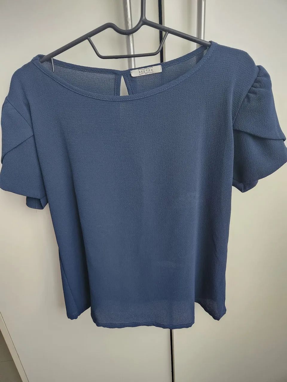 Blusa azul social