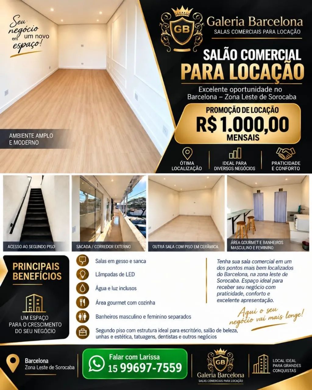 SALAS COMERCIAIS BARCELONA ZONA LESTE