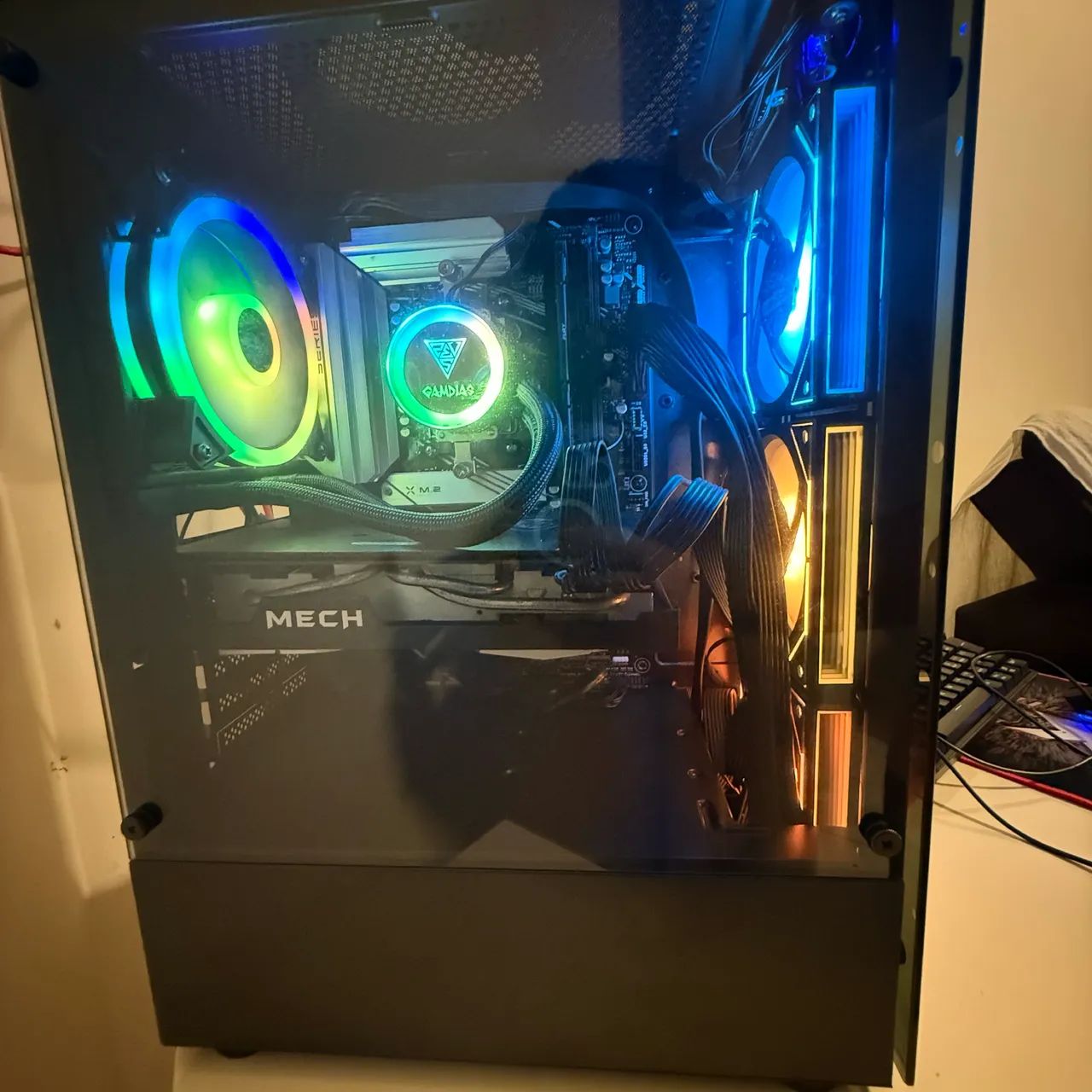 3 Fans RGB Novas - Foto 3