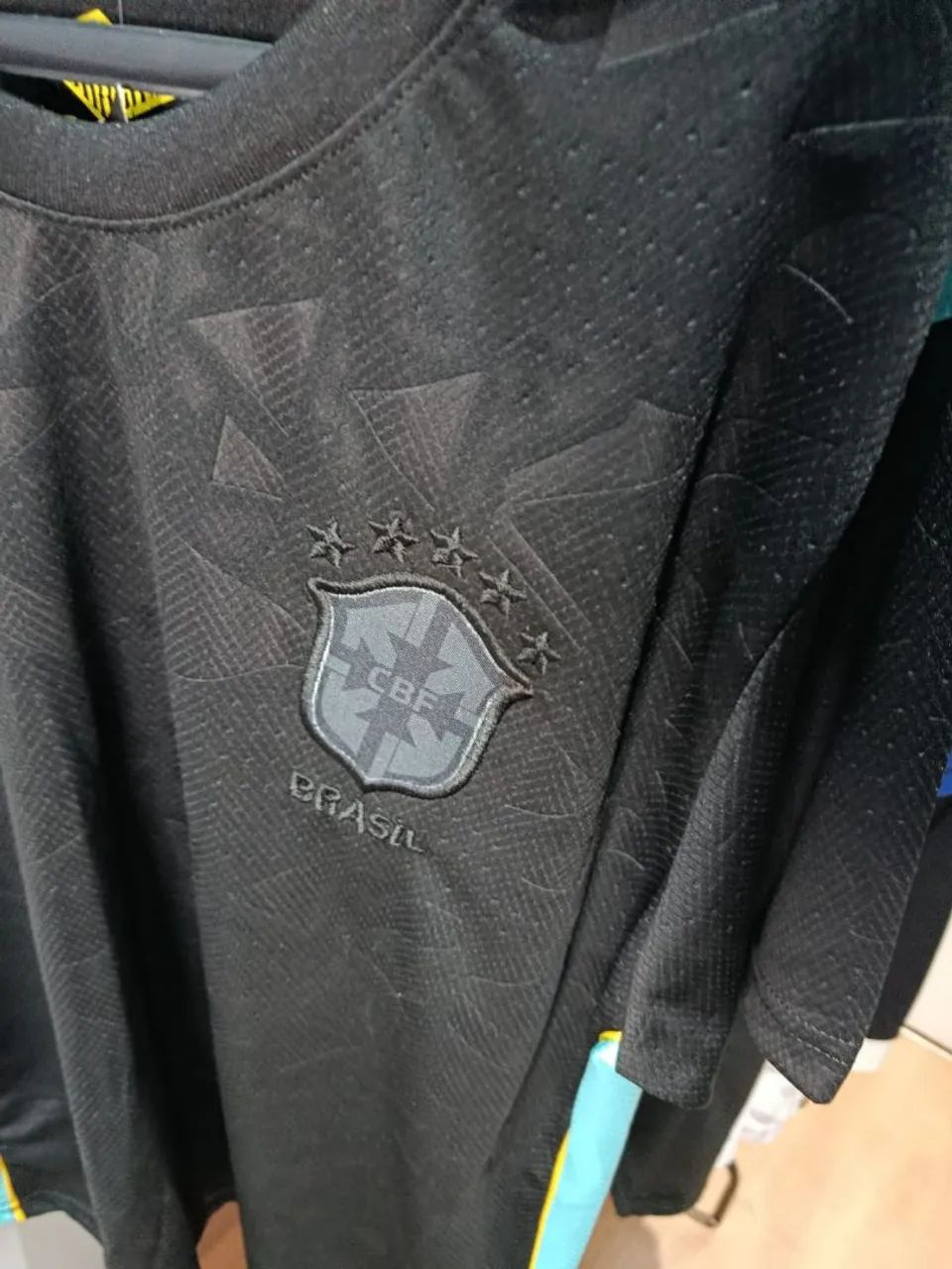 Camisa seleção brasileira Preta  - Foto 5