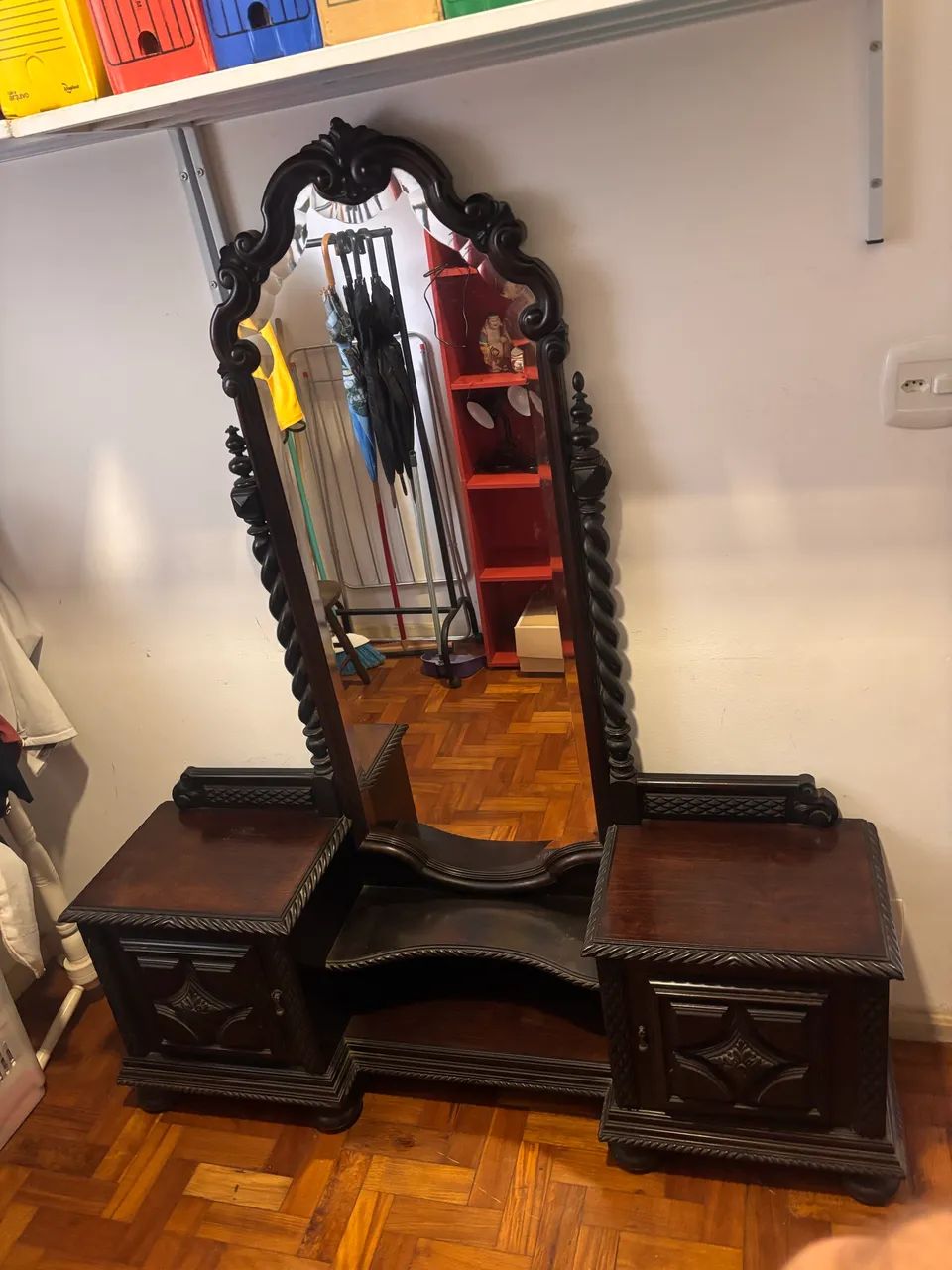 Móveis antigo penteadeira  - Foto 4