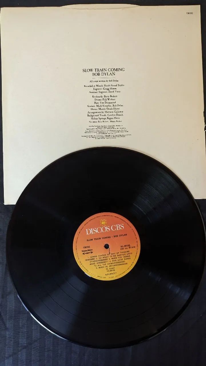 Vinil Bob Dylan Slow Train Coming  - Foto 3