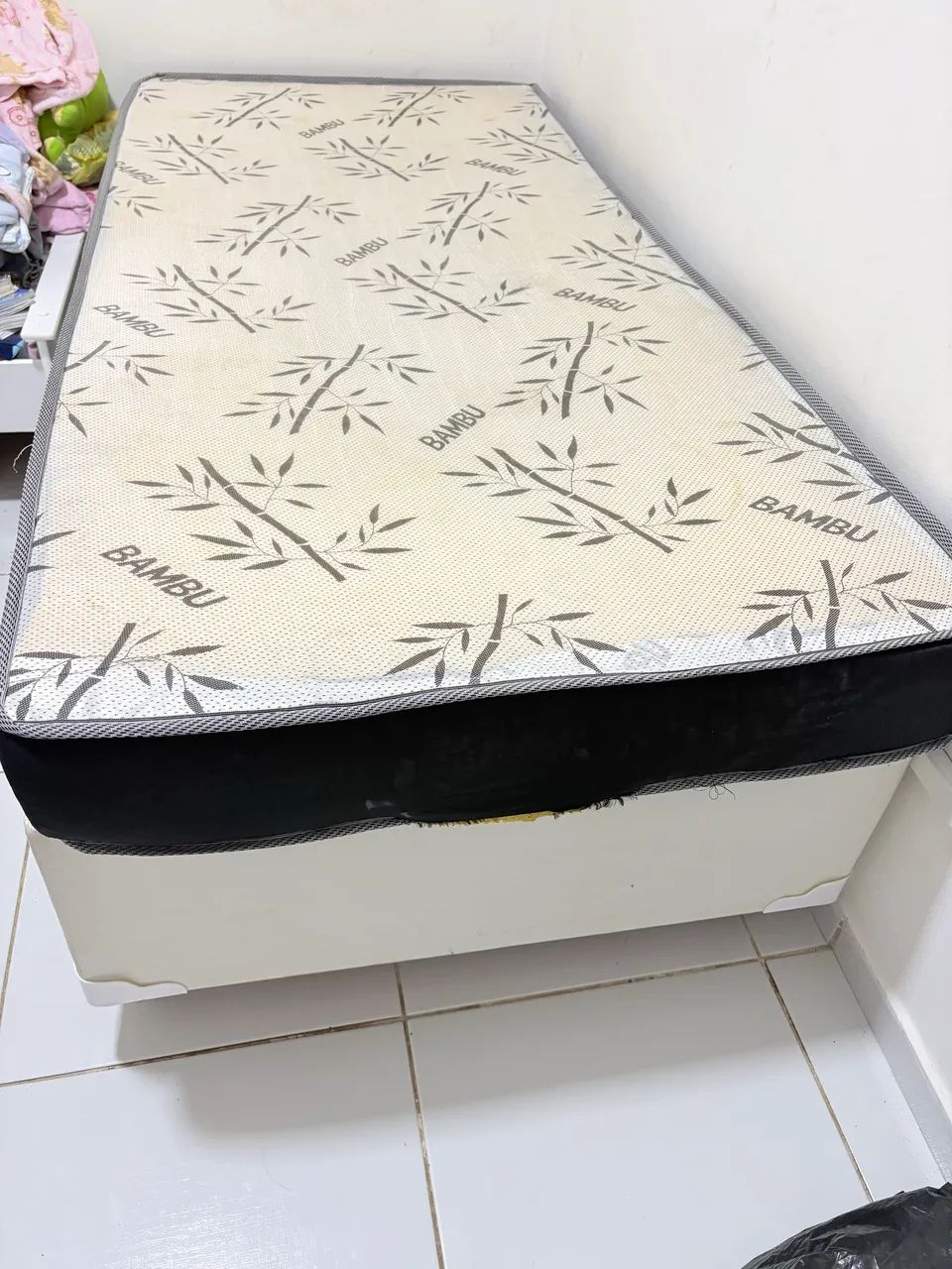 Cama Box Solteirão Base + Colchão  - Foto 3