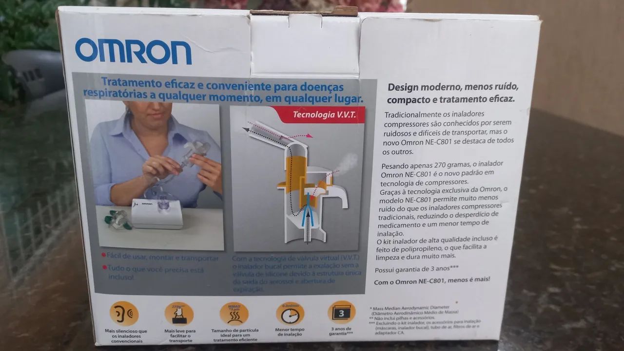 Nebulizador/ Inalador Omron - Foto 2