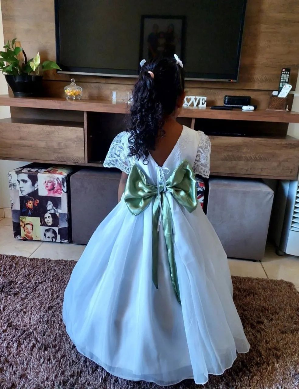 Vestido daminha branco - Foto 2