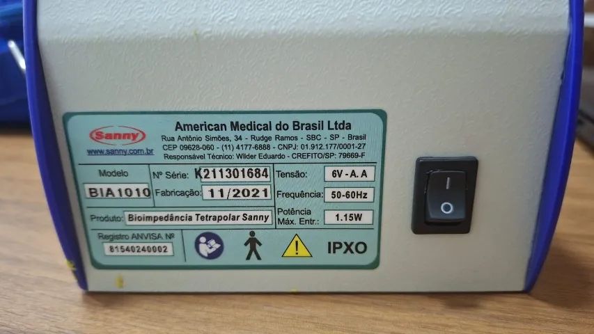 Bioimpedância Tetrapolar Sanny - R$ 6.500 - Foto 2