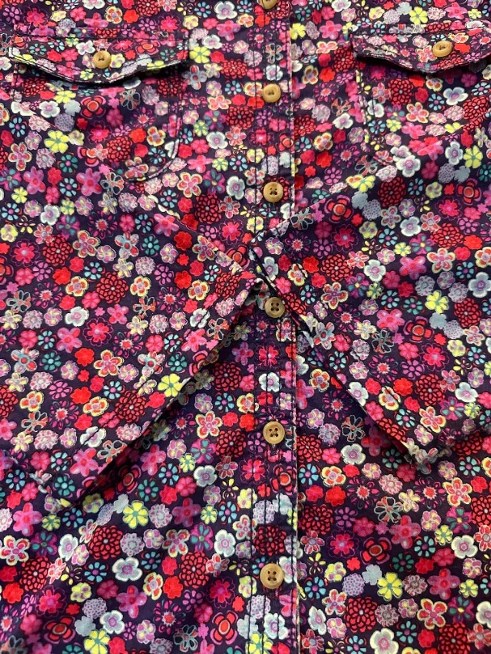 Camisa Florida 100% Algodão - Tamnho XL(14) Old Navy - Foto 5