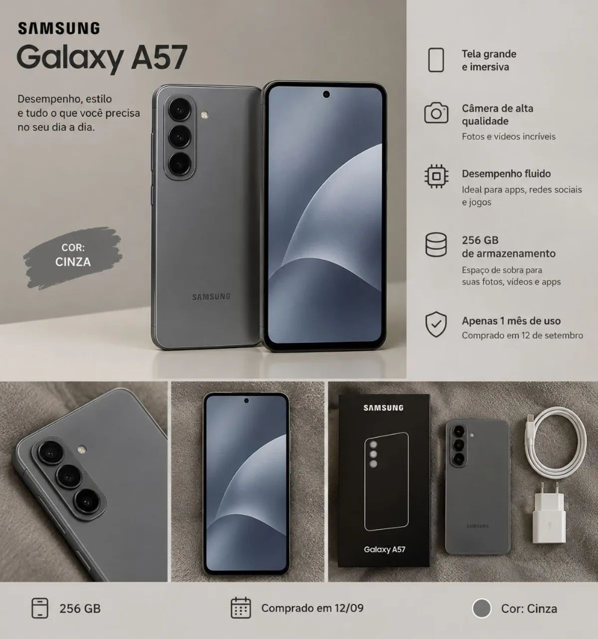 GALAXY A57 5G - NOVO