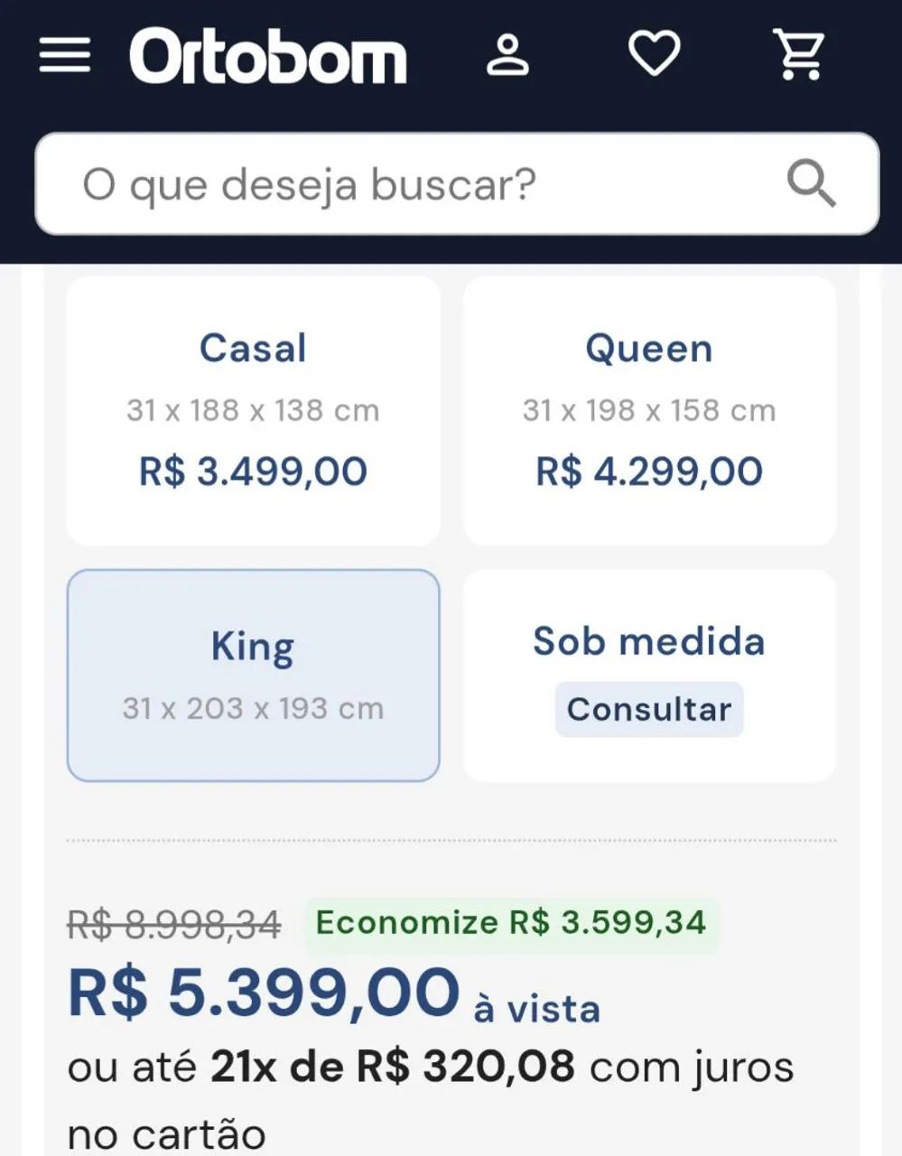 Conjunto cama king baú com colchão  - Foto 4