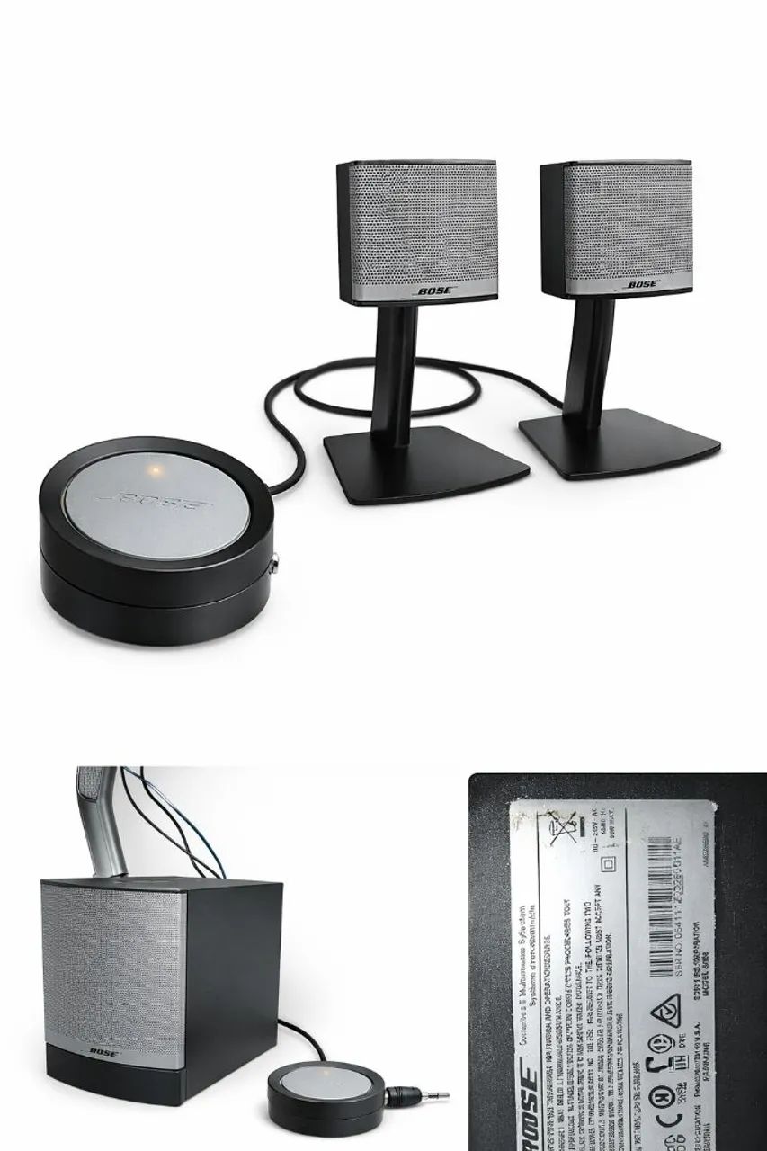BOSE Companion® 3 Series II system Bose Companion 3 Series II Multimedia Computer Speaker System