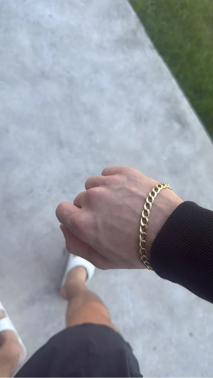 Pulseira de ouro 6.7g 22cm 