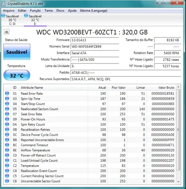 HD Western digital 320 Gb 2,5'' para notebook - Foto 3