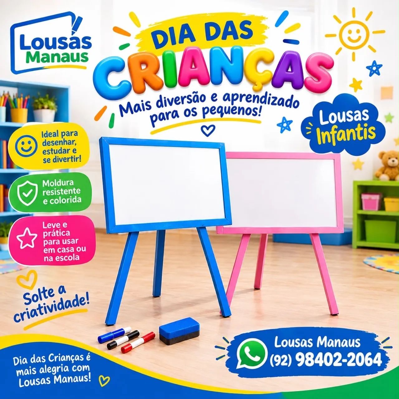 Lousa educativa 