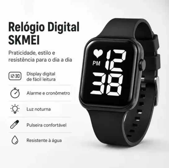 Relógio Digital SKMEI! - Foto 4