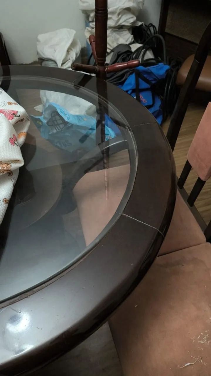 Mesa jantar madeira nobre macica - Foto 5
