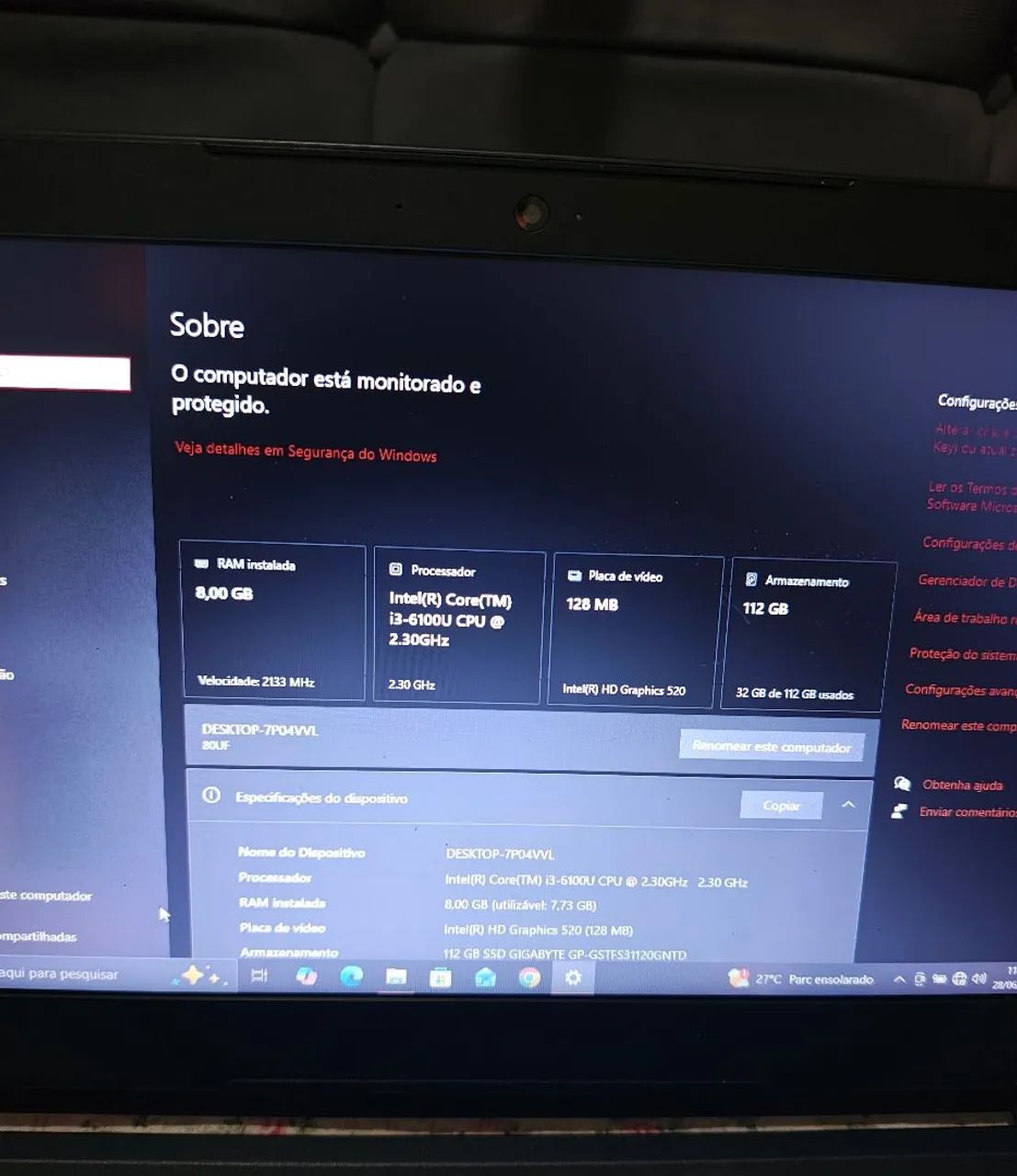 NOTEBOOK PRECISANDO DE MANUTENÇÃO  - Foto 4