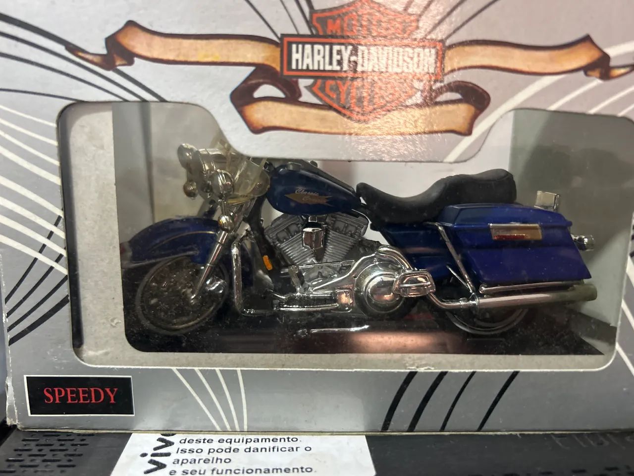 Harley Davidson classic cruiser moto miniatura - Foto 2