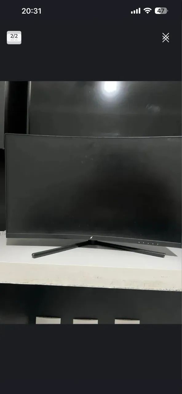Monitor 27 pol superframe 4k curvo hdr venda urgente!! não faço envio pra fora de cuiabá 