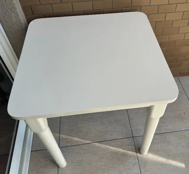 Mesa Infantil Quadrada De Madeira Resistente  - Foto 2