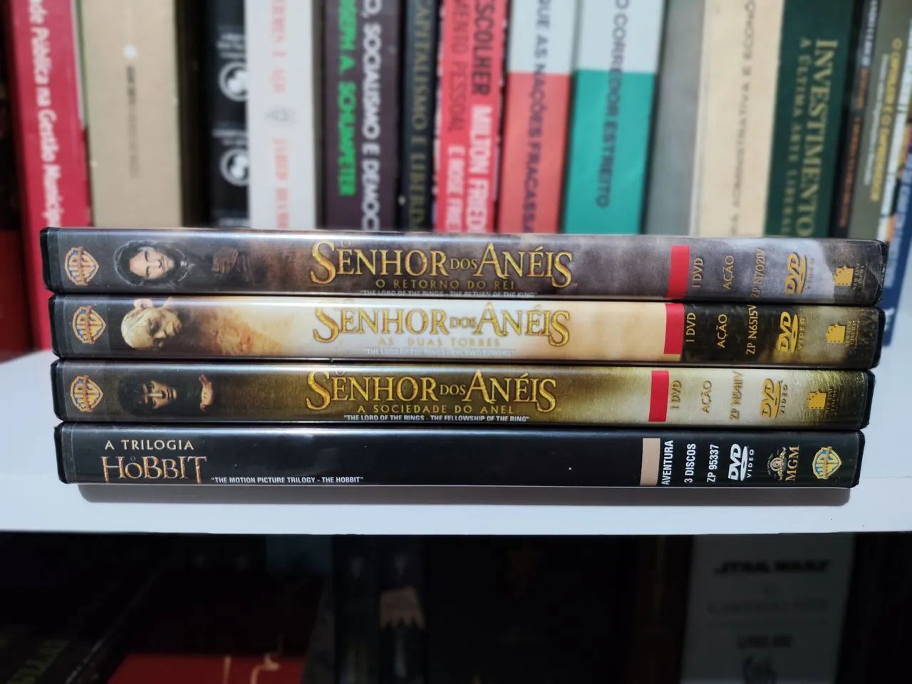 DVDs Trilogias O senhor dos Anéis e O Hobbit