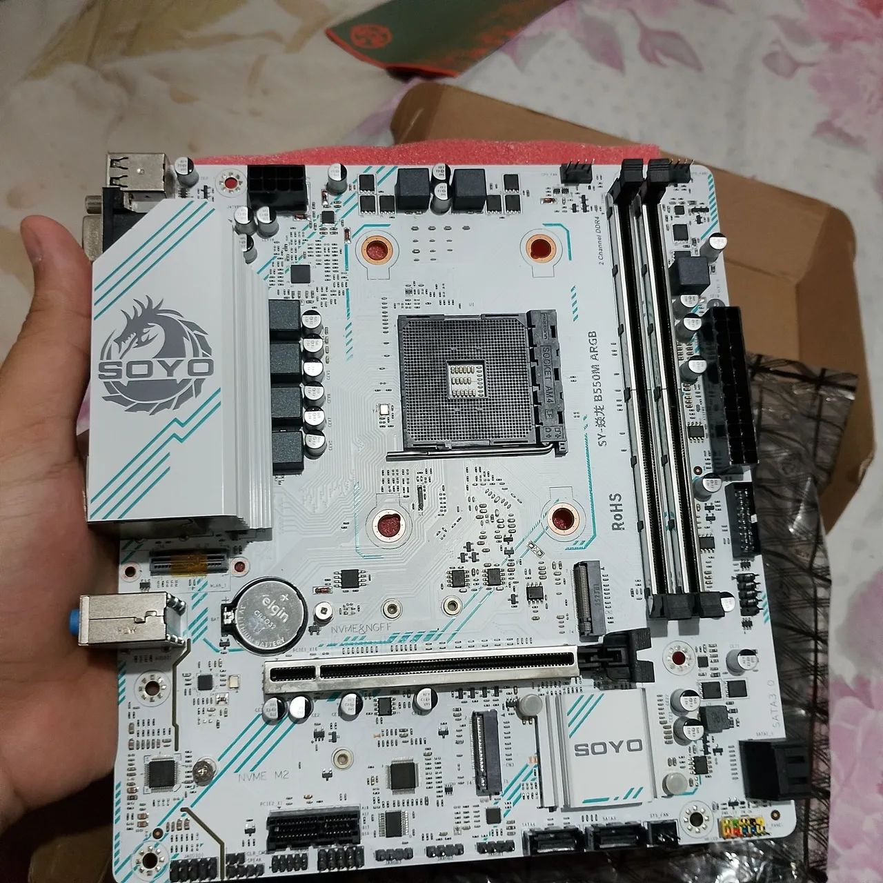 Placa mãe soyo B550m branca - Foto 5