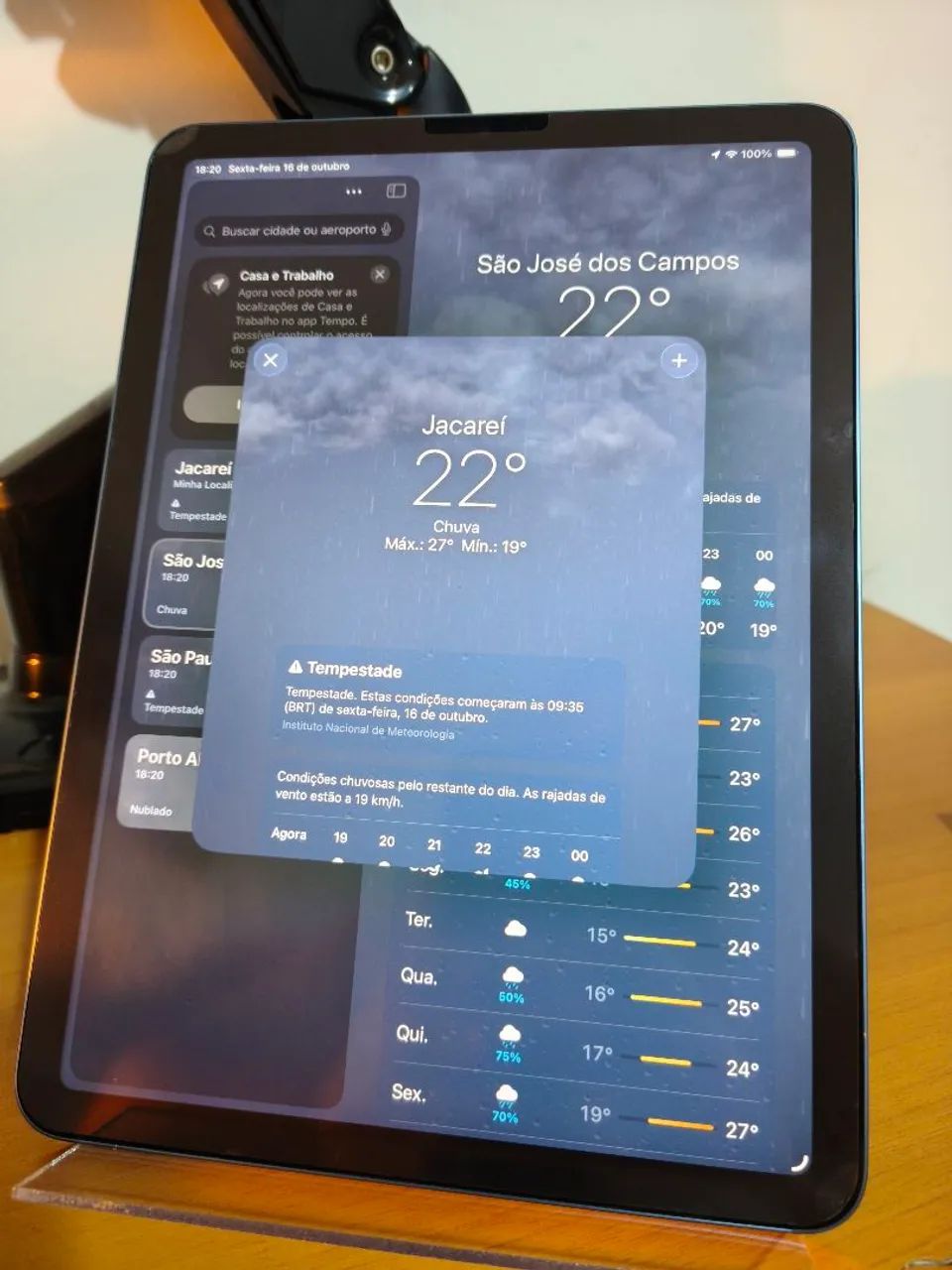 iPad Air M1 5ª Geração - IMPECÁVEL + Pencil + Case - Foto 3