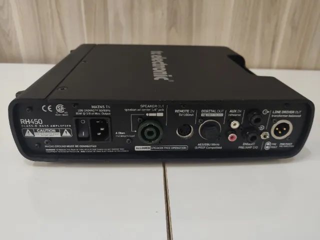 Cabeçote para Baixo - Tc Electronic RH450 (Não Hartke, Eden