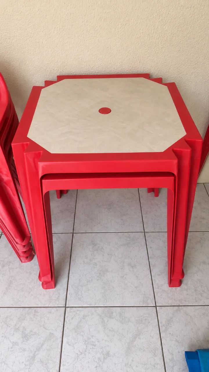 DESAPEGO 5 Mesas + 8 Cadeiras Plásticas Itaipava e Brahma Conjunto Completo - Foto 3