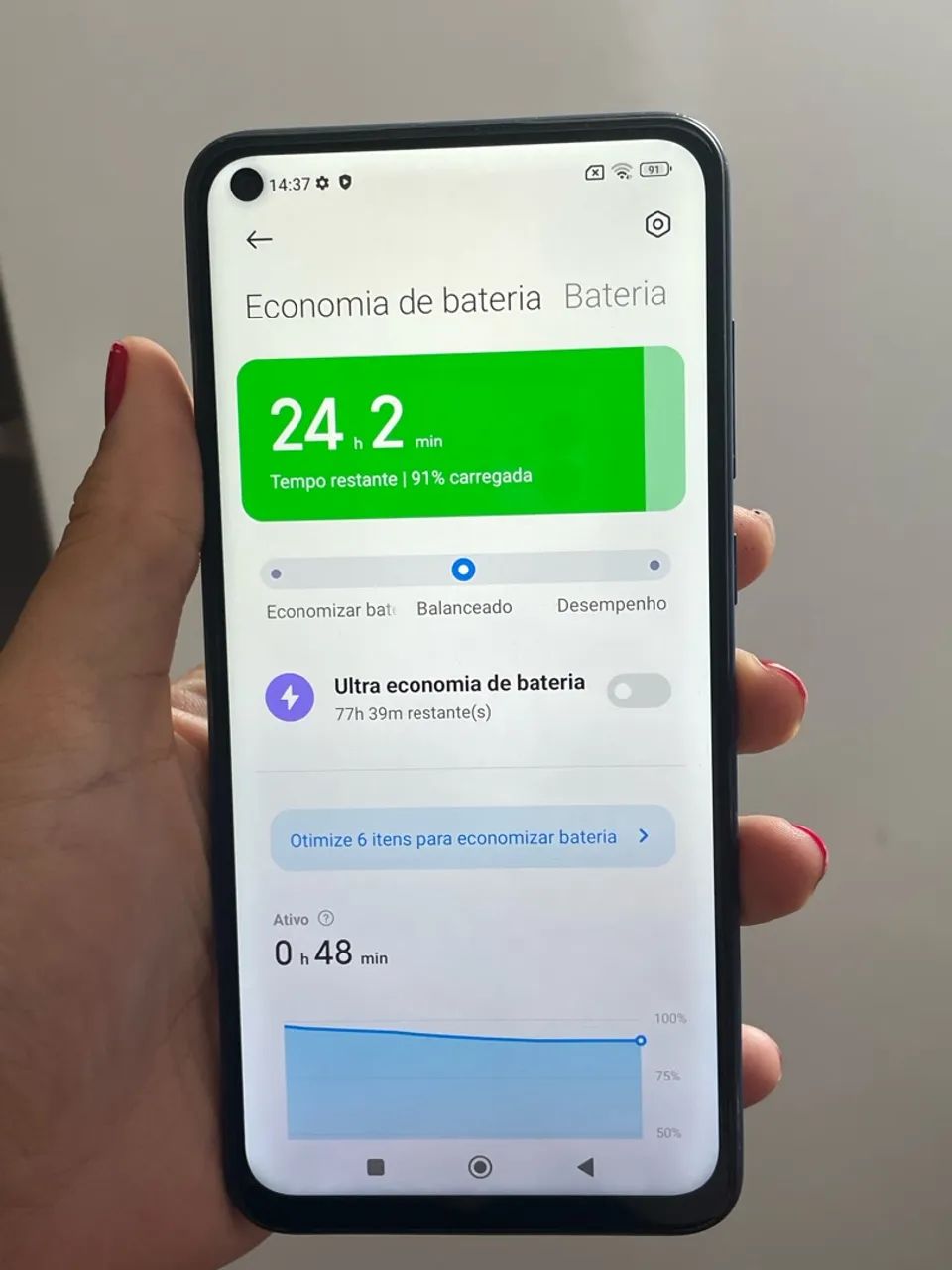 XIAOMI REDMI NOTE 9 AZUL - Foto 4