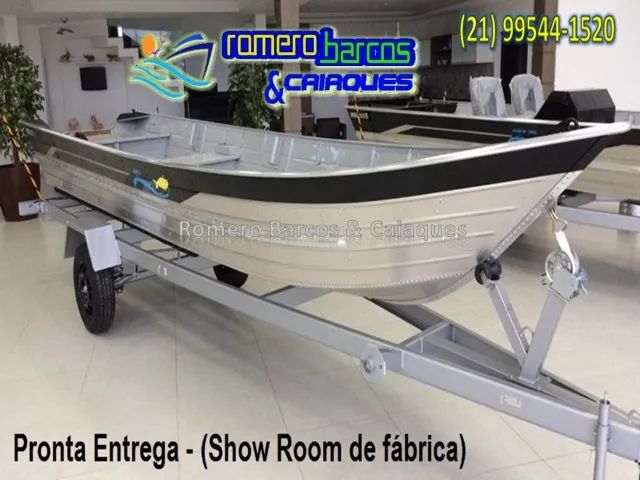 BARCO DE ALUMINIO 5 METROS BORDA ALTA ENTREGA IMEDIATA