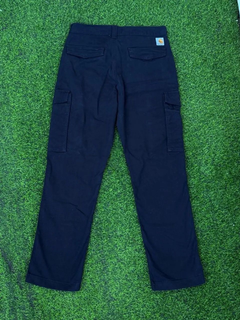 calça cargo carhartt azul marinho - Foto 4