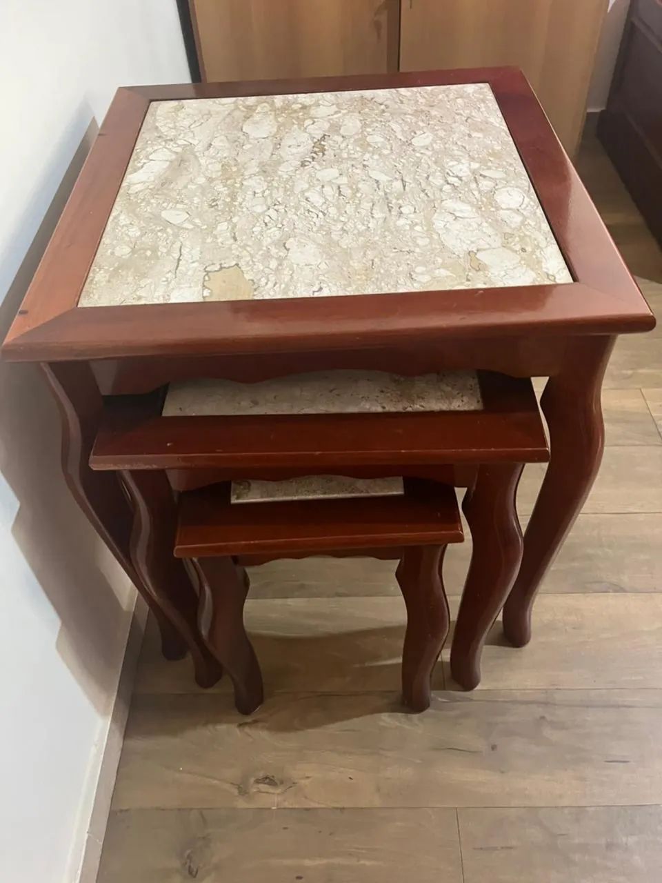 Trio de mesa de centro antiga  - Foto 2