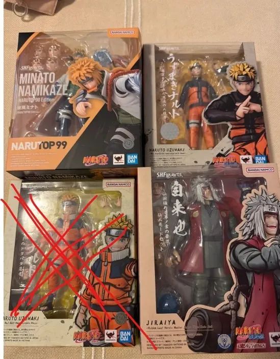 Lote naruto Sh Figuarts 