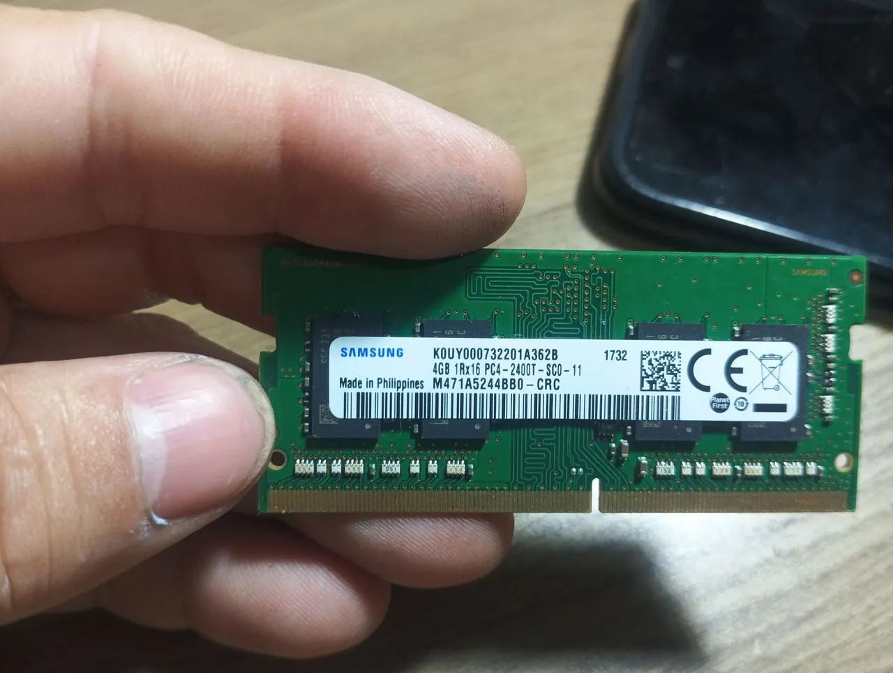 Memória RAM DDR4 4GB SAMSUNG 