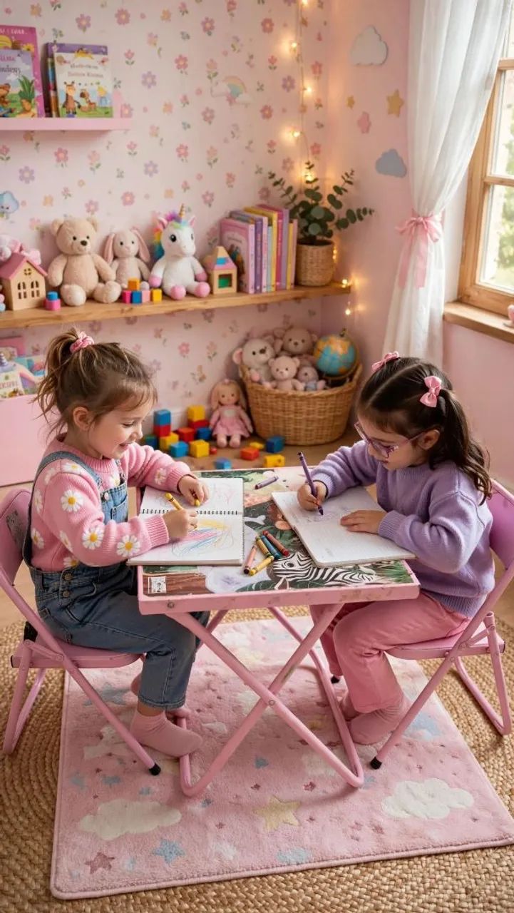 Mesa com cadeira infantil