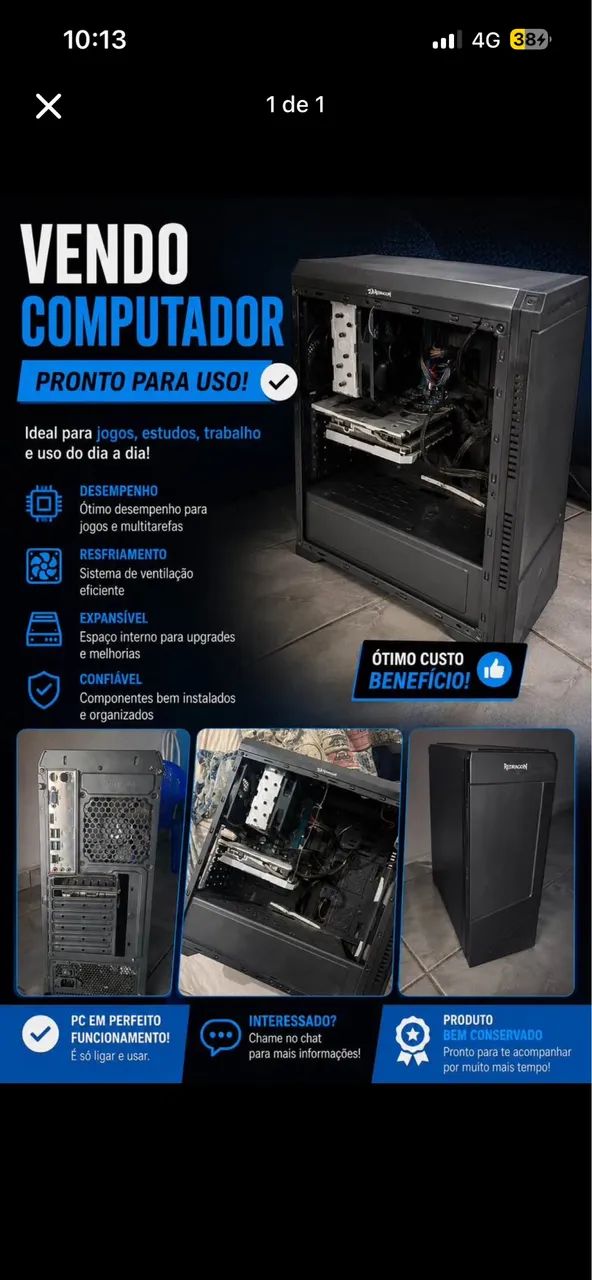 ? PC Gamer / Trabalho - Excelente Custo-Benefício