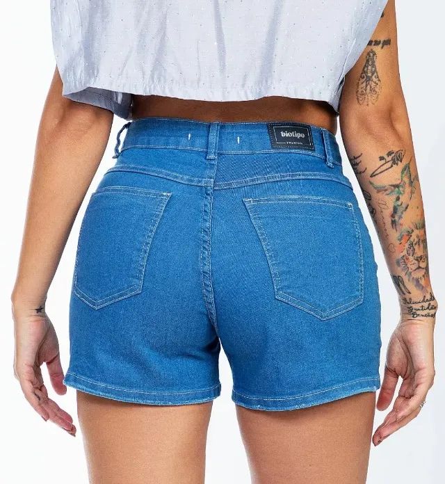 Shorts biotipo azul claro  - Foto 2