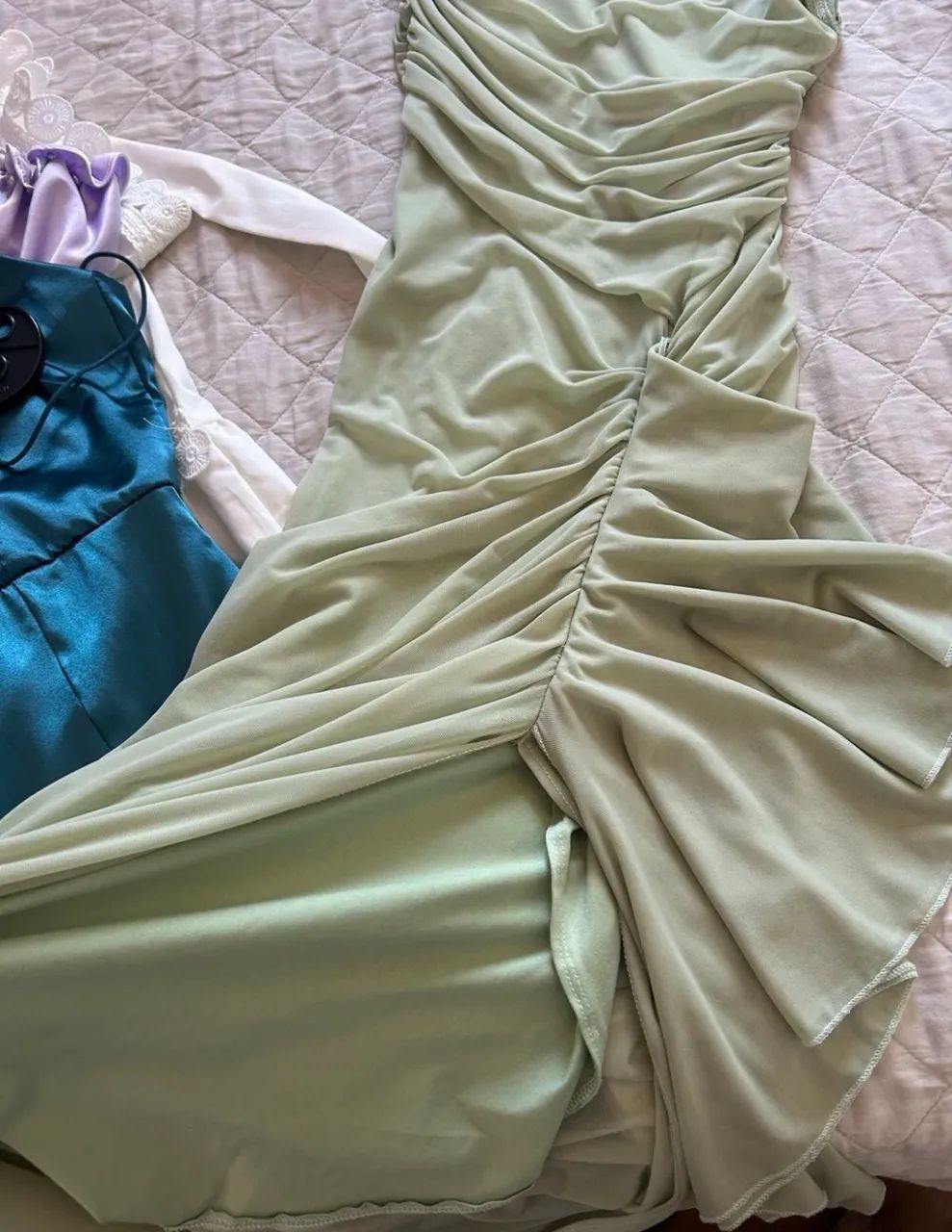 Vestido longo verde - Foto 3