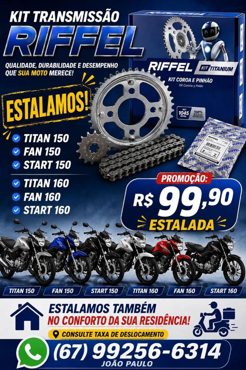 Kit transmissão 160cc 