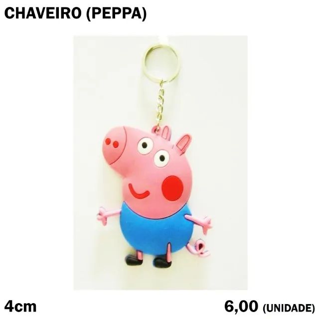 Chaveiro Peppa - 2 Unidades