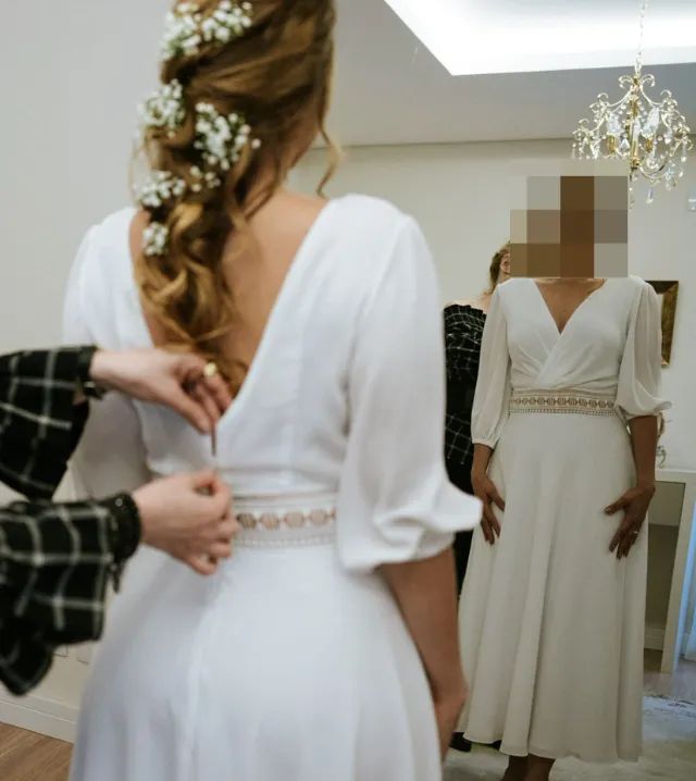 Vestido de casamento - Usado só uma uma vez - Foto 3
